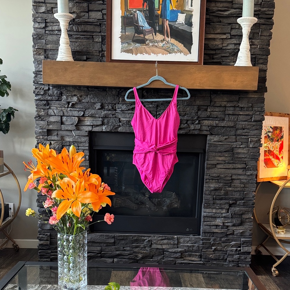 Pink Women's‎ One-Piece Swimsuit